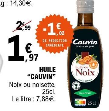 HUILE “CAUVIN”