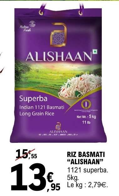 RIZ BASMATI “ALISHAAN”