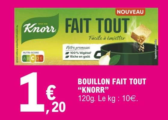 BOUILLON FAIT TOUT “KNORR”