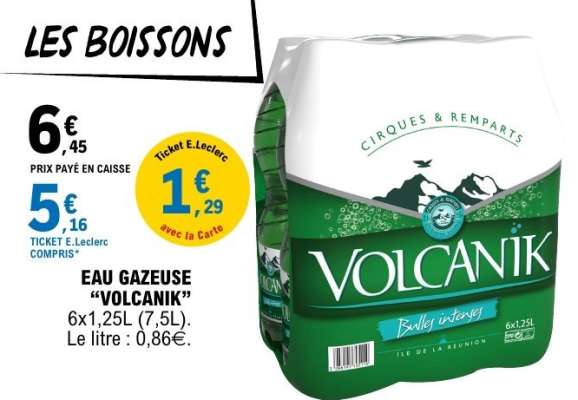 EAU GAZEUSE "VOLCANIK"