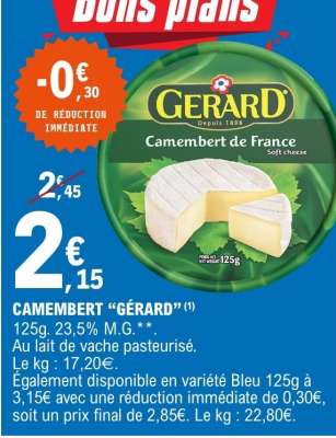 CAMEMBERT 'GERARD'