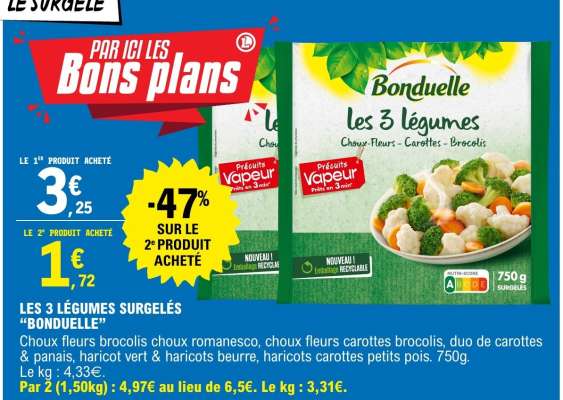 Bonduelle Les 3 Légumes