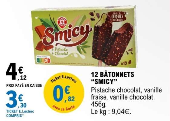 12 BÂTONNETS “SMICY”