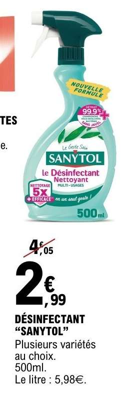 DÉSINFECTANT “SANYTOL”