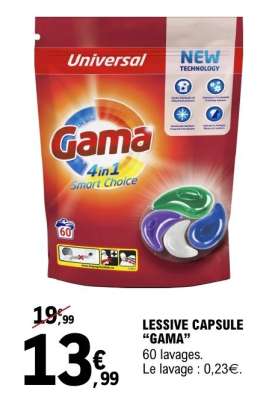 LESSIVE CAPSULE “GAMA”