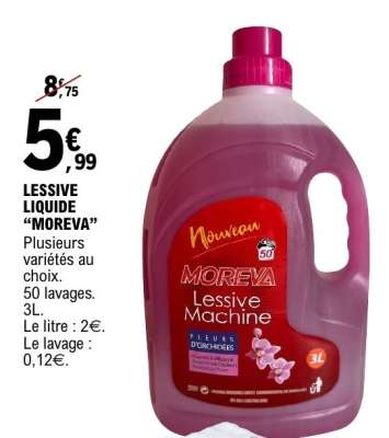 LESSIVE LIQUIDE “MOREVA”