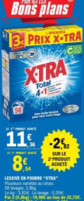 LESSIVE EN POUDRE “XTRA”