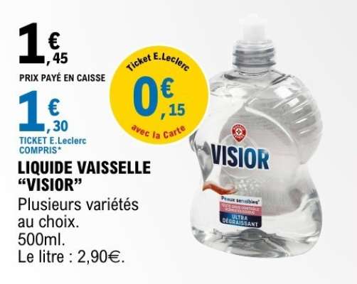 LIQUIDE VAISSELLE "VISIOR"