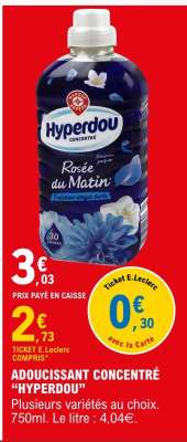 Adoucissant Concentré 'Hyperdou'