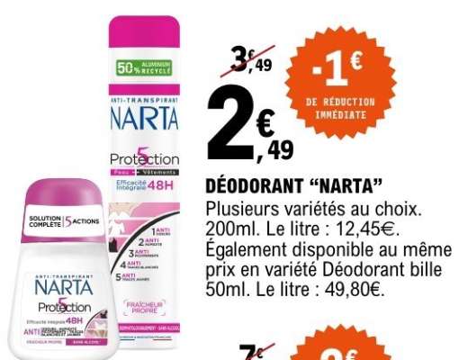 Déodorant Narta
