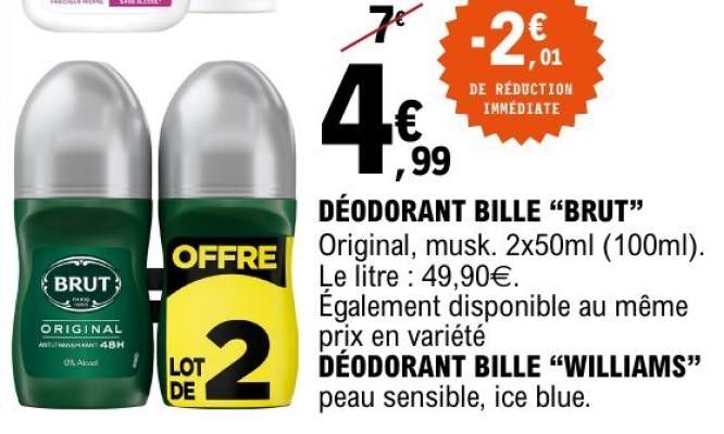 DÉODORANT BILLE “BRUT”