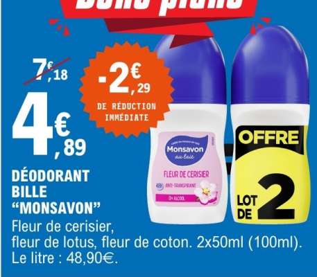 DÉODORANT BILLE “MONSAVON”