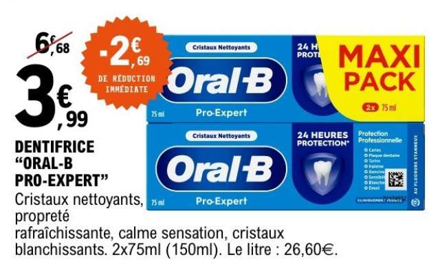 Dentifrice Oral B Pro Expert