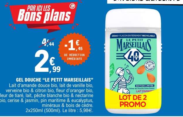 Gel Douche Le Petit Marseillais
