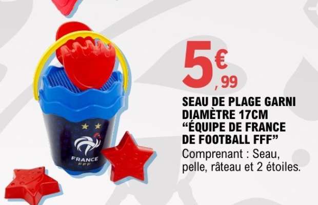 Seau de plage garni