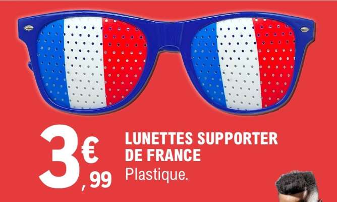 LUNETTES SUPPORTER DE FRANCE