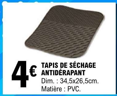 TAPIS DE SÉCHAGE ANTIDÉRAPANT