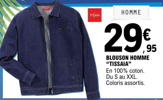 BLOUSON HOMME "TISSAIA"