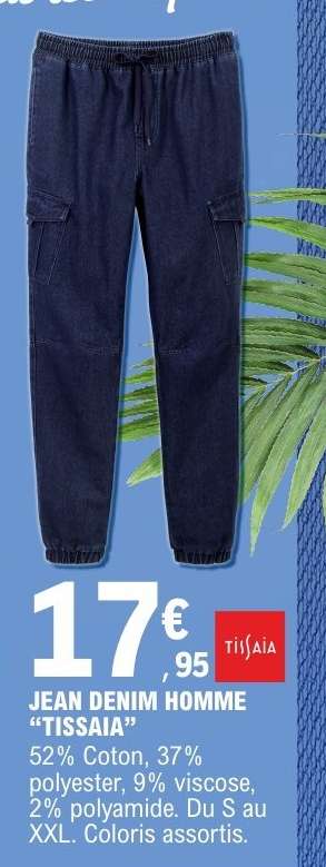 JEAN DENIM HOMME "TISSAIA"