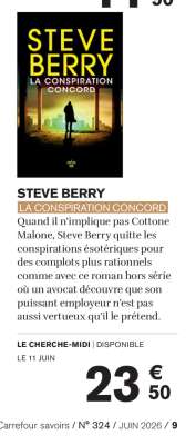 STEVE BERRY