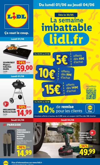 Catalogue Lidl - 01/06/2026 - 04/06/2026.