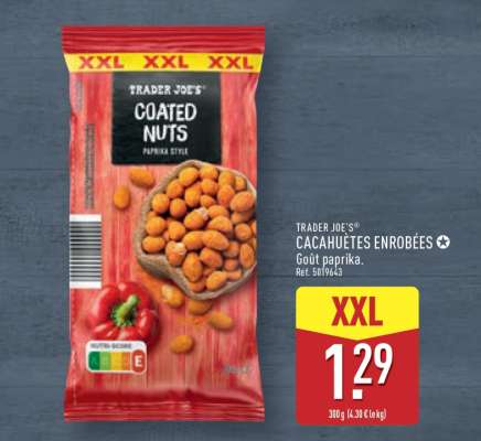 TRADER JOE'S® CACAHUÈTES ENROBÉES
