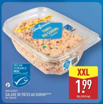 DAYLICIOUS SALADE DE PÂTES AU SURIMI