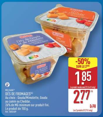 DÉS DE FROMAGES