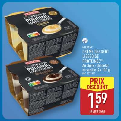 MILSANI® CRÈME DESSERT LIÉGEOISE PROTÉINÉE