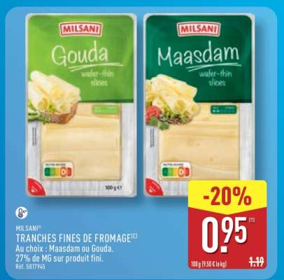 MILSANI TRANCHES FINES DE FROMAGE