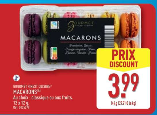 GOURMET FINEST CUISINE MACARONS