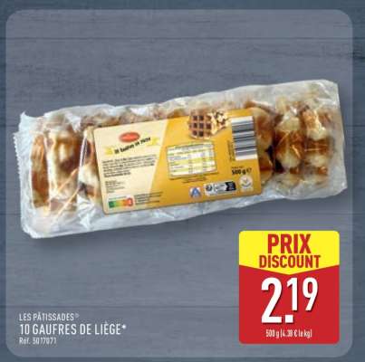 LES PÂTISSADES® 10 GAUFRES DE LIÉGE