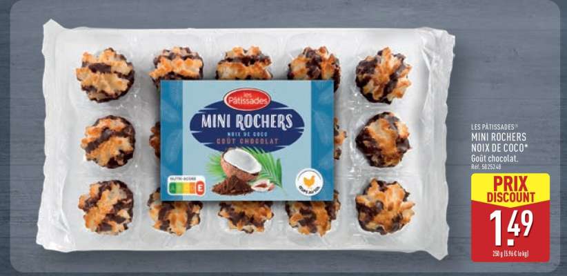 MINI ROCHERS NOIX DE COCO