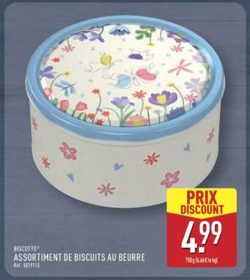 BISCOTTO® ASSORTIMENT DE BISCUITS AU BEURRE