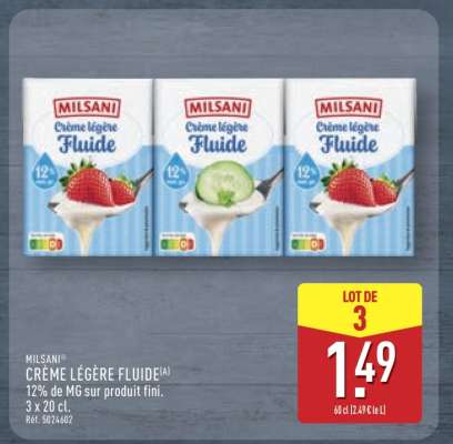 MILSANI CRÈME LÉGÈRE FLUIDE