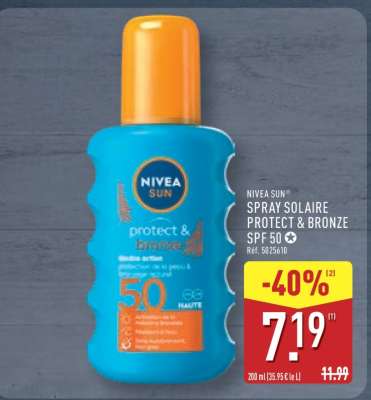 NIVEA SUN SPRAY SOLAIRE PROTECT & BRONZE SPF 50