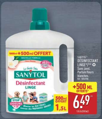 SANYTOL DÉSINFECTANT LINGE