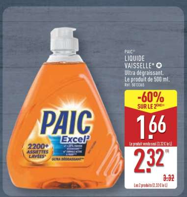 PAIC Liquide vaisselle