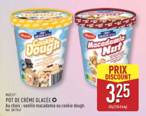 MUCCI Pot de Crème Glacée