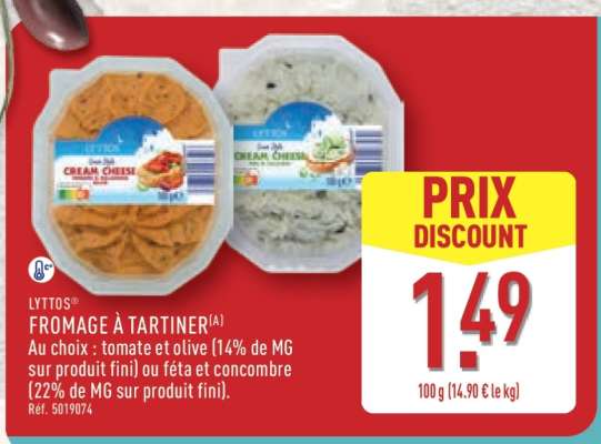 LYTTOS FROMAGE À TARTINER