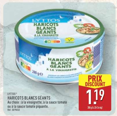 LYTTOS HARICOTS BLANCS GÉANTS