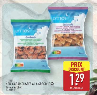 LYTTOS NOIX CARAMÉLISÉES À LA GREQUE