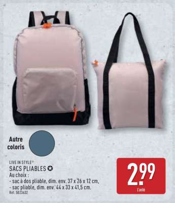 SACS PLIABLES