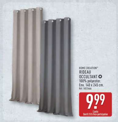 HOME CREATION® RIDEAU OCCULTANT