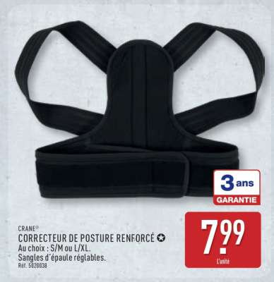 CORRECTEUR DE POSTURE RENFORCÉ