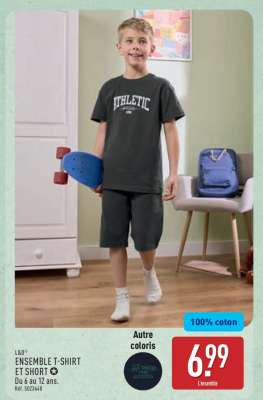 ENSEMBLE T-SHIRT ET SHORT