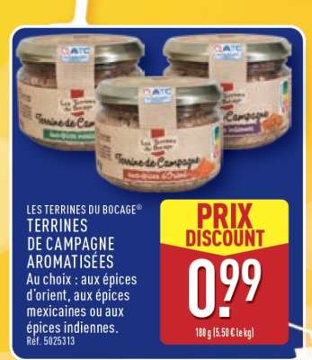 LES TERRINES DU BOCAGE TERRINES DE CAMPAGNE AROMATISÉES