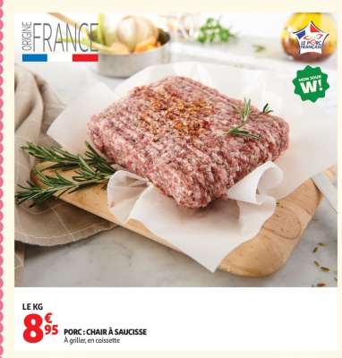 PORC : CHAIR À SAUCISSE