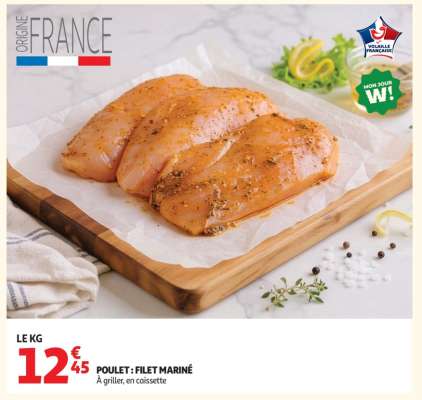 POULET : FILET MARINÉ