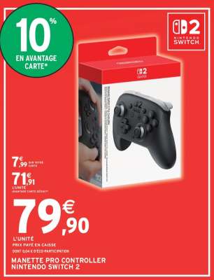 MANETTE PRO CONTROLLER NINTENDO SWITCH 2